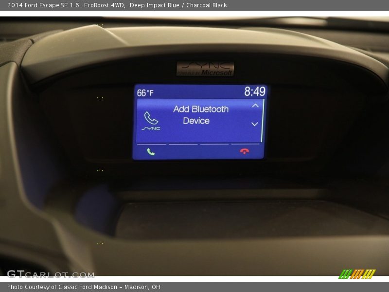 Deep Impact Blue / Charcoal Black 2014 Ford Escape SE 1.6L EcoBoost 4WD