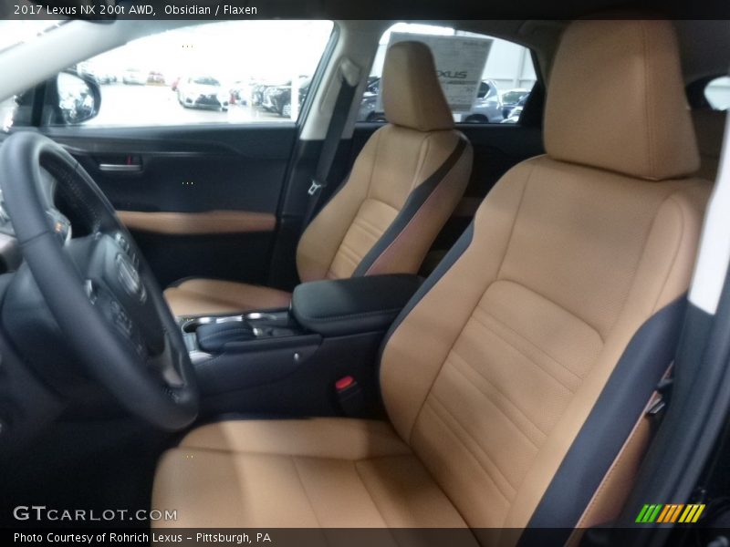 Obsidian / Flaxen 2017 Lexus NX 200t AWD