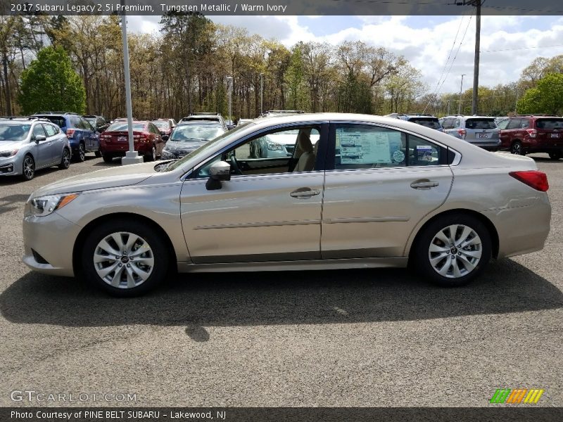 Tungsten Metallic / Warm Ivory 2017 Subaru Legacy 2.5i Premium