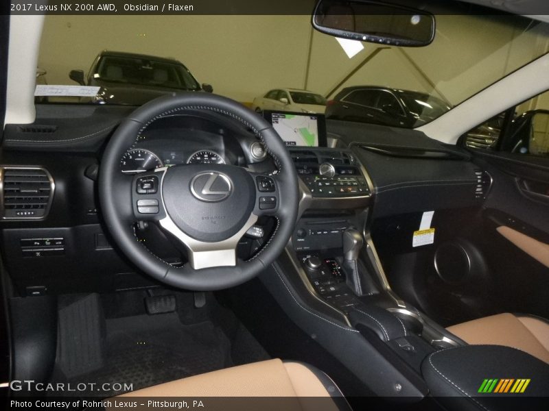 Obsidian / Flaxen 2017 Lexus NX 200t AWD