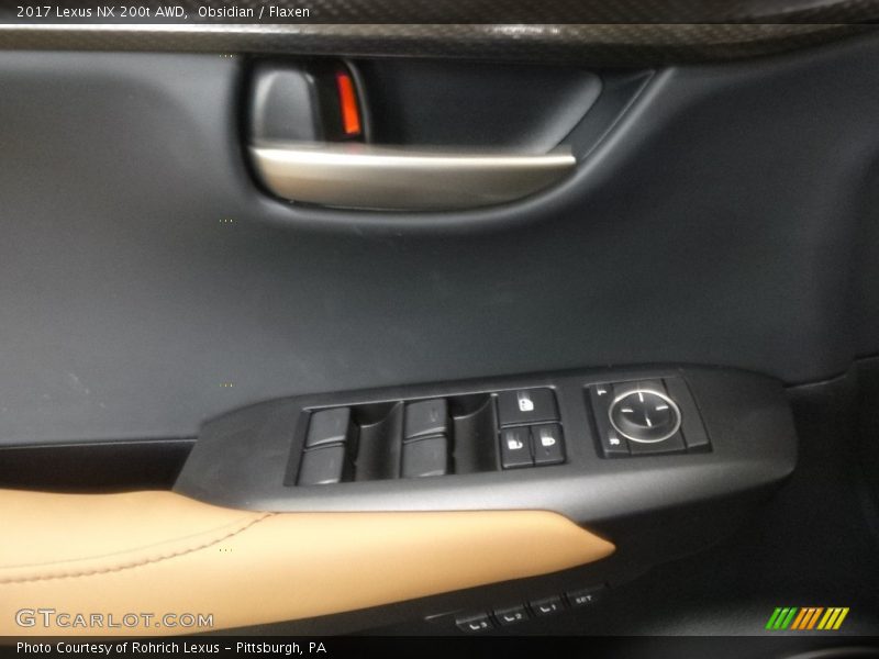 Obsidian / Flaxen 2017 Lexus NX 200t AWD