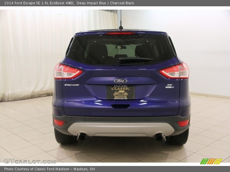 Deep Impact Blue / Charcoal Black 2014 Ford Escape SE 1.6L EcoBoost 4WD