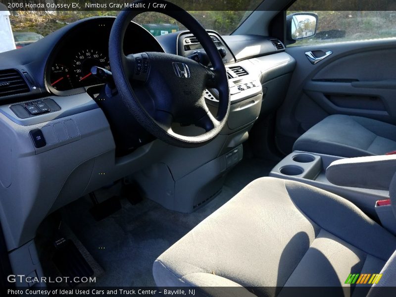 Nimbus Gray Metallic / Gray 2008 Honda Odyssey EX