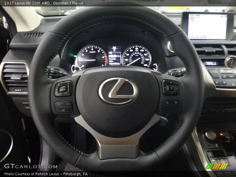 Obsidian / Flaxen 2017 Lexus NX 200t AWD