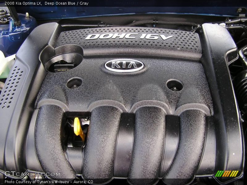 Deep Ocean Blue / Gray 2008 Kia Optima LX