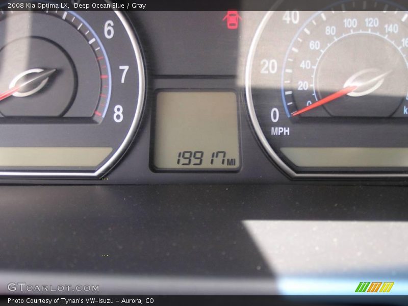 Deep Ocean Blue / Gray 2008 Kia Optima LX