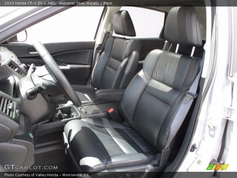 Alabaster Silver Metallic / Black 2014 Honda CR-V EX-L AWD