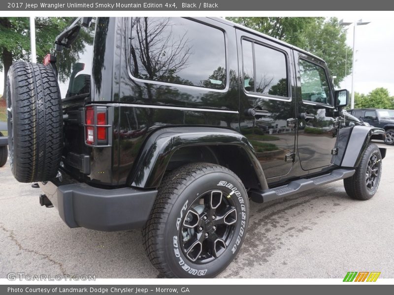 Black / Black 2017 Jeep Wrangler Unlimited Smoky Mountain Edition 4x4