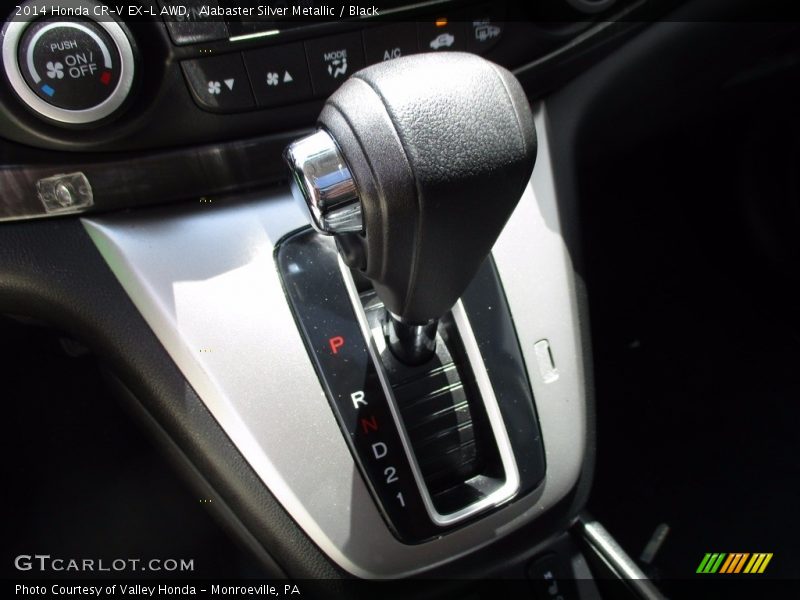Alabaster Silver Metallic / Black 2014 Honda CR-V EX-L AWD