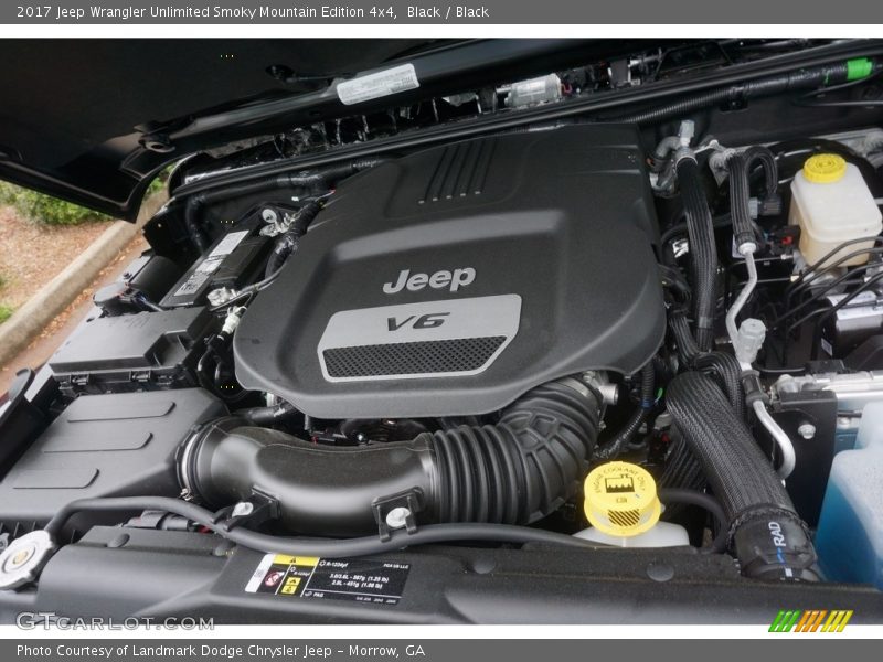 Black / Black 2017 Jeep Wrangler Unlimited Smoky Mountain Edition 4x4