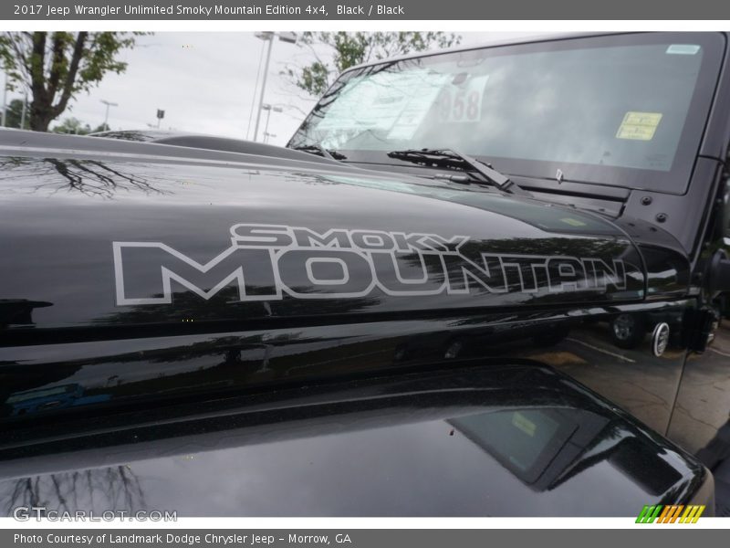 Black / Black 2017 Jeep Wrangler Unlimited Smoky Mountain Edition 4x4