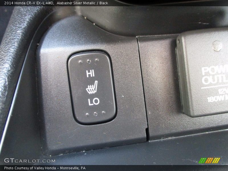 Alabaster Silver Metallic / Black 2014 Honda CR-V EX-L AWD