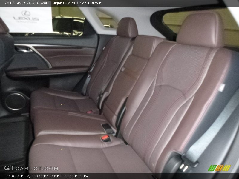 Nightfall Mica / Noble Brown 2017 Lexus RX 350 AWD