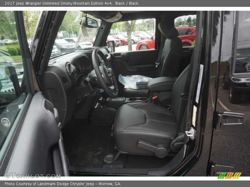 Black / Black 2017 Jeep Wrangler Unlimited Smoky Mountain Edition 4x4