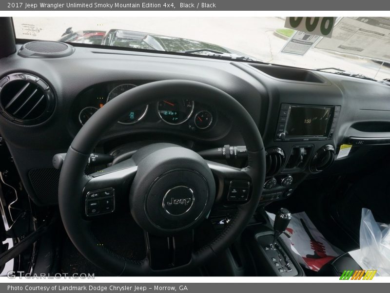 Black / Black 2017 Jeep Wrangler Unlimited Smoky Mountain Edition 4x4