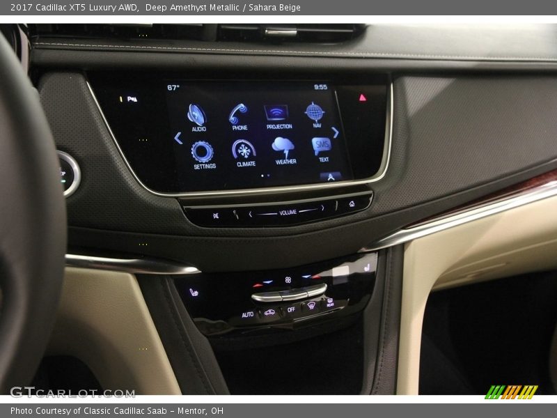 Deep Amethyst Metallic / Sahara Beige 2017 Cadillac XT5 Luxury AWD