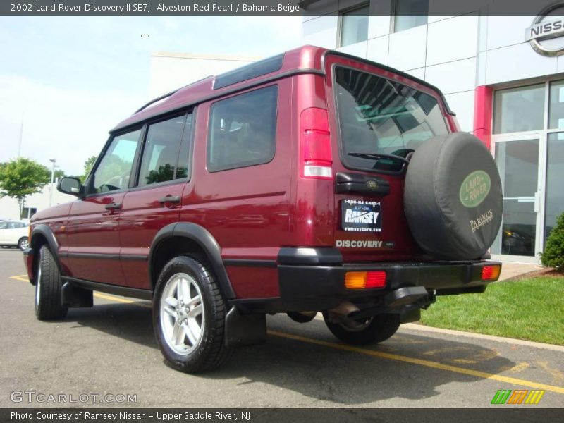 Alveston Red Pearl / Bahama Beige 2002 Land Rover Discovery II SE7