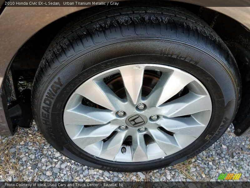 Urban Titanium Metallic / Gray 2010 Honda Civic EX-L Sedan