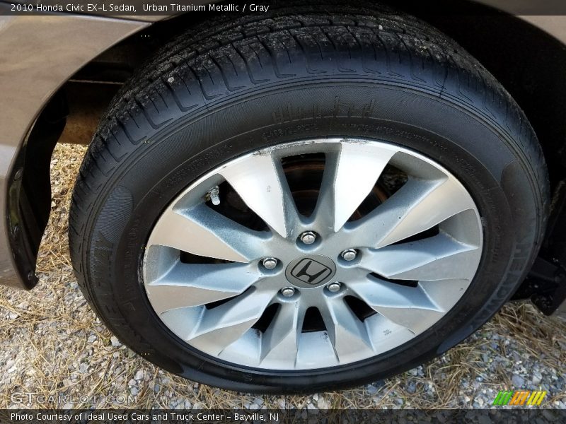 Urban Titanium Metallic / Gray 2010 Honda Civic EX-L Sedan