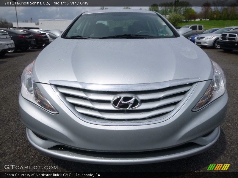 Radiant Silver / Gray 2011 Hyundai Sonata GLS