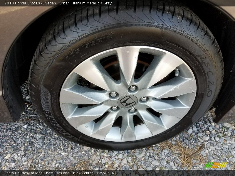 Urban Titanium Metallic / Gray 2010 Honda Civic EX-L Sedan