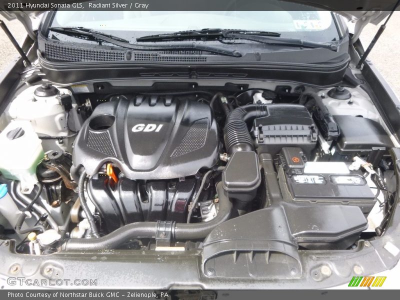 Radiant Silver / Gray 2011 Hyundai Sonata GLS