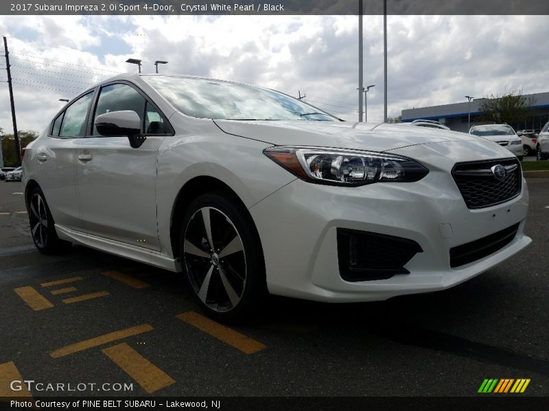 Crystal White Pearl / Black 2017 Subaru Impreza 2.0i Sport 4-Door