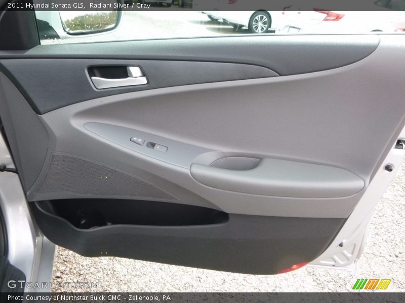 Radiant Silver / Gray 2011 Hyundai Sonata GLS