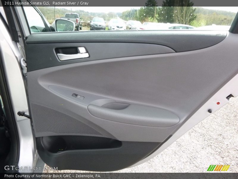 Radiant Silver / Gray 2011 Hyundai Sonata GLS
