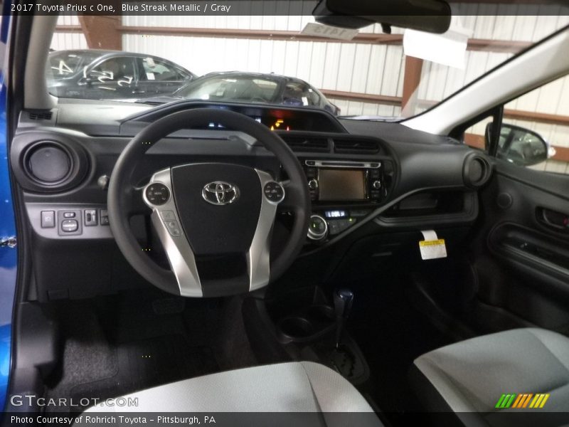 Dashboard of 2017 Prius c One