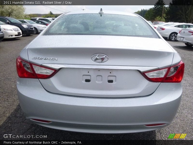 Radiant Silver / Gray 2011 Hyundai Sonata GLS