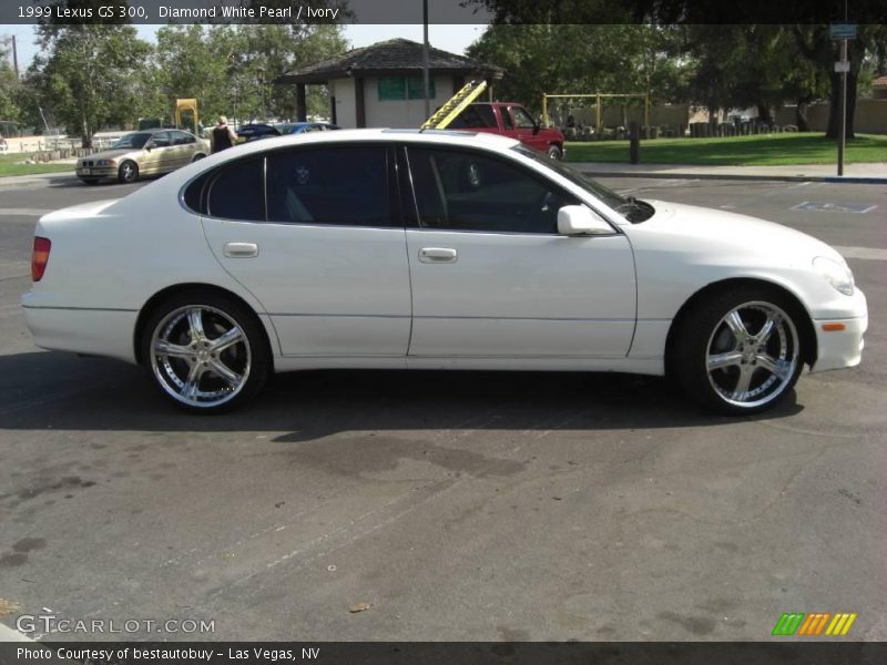 Diamond White Pearl / Ivory 1999 Lexus GS 300