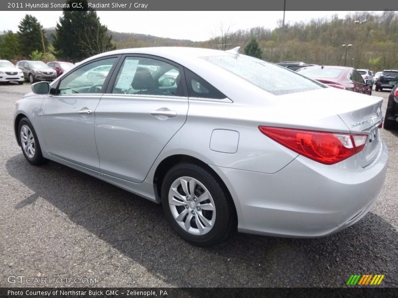 Radiant Silver / Gray 2011 Hyundai Sonata GLS