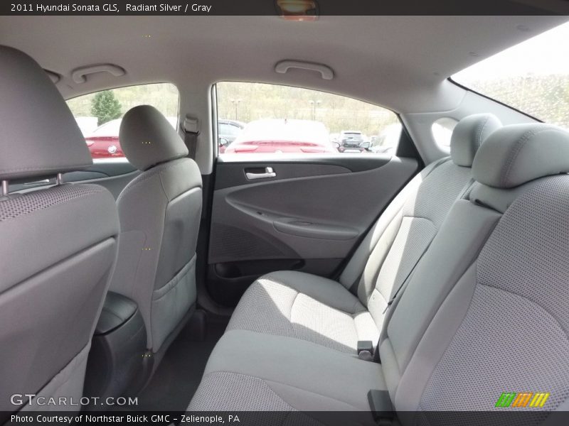 Radiant Silver / Gray 2011 Hyundai Sonata GLS