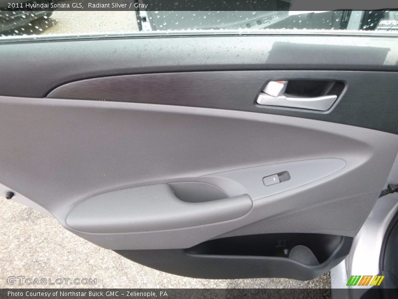 Radiant Silver / Gray 2011 Hyundai Sonata GLS