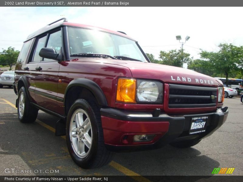 Alveston Red Pearl / Bahama Beige 2002 Land Rover Discovery II SE7