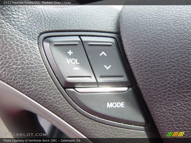 Radiant Silver / Gray 2011 Hyundai Sonata GLS