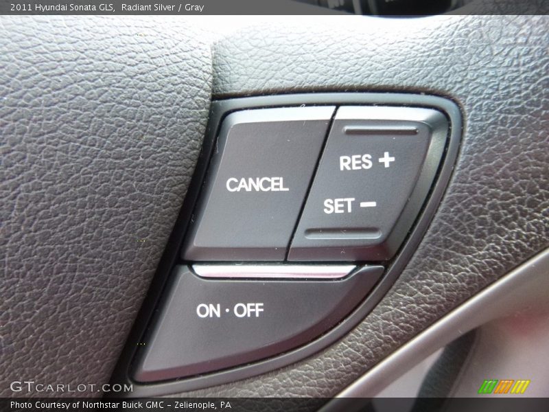 Radiant Silver / Gray 2011 Hyundai Sonata GLS