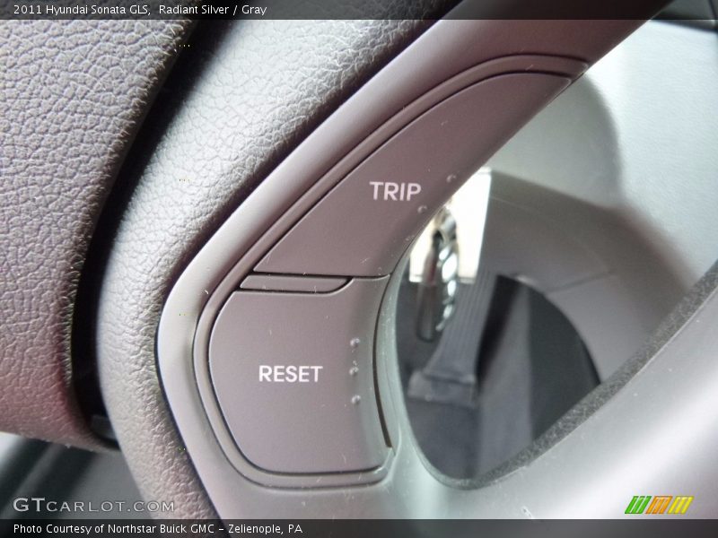 Radiant Silver / Gray 2011 Hyundai Sonata GLS