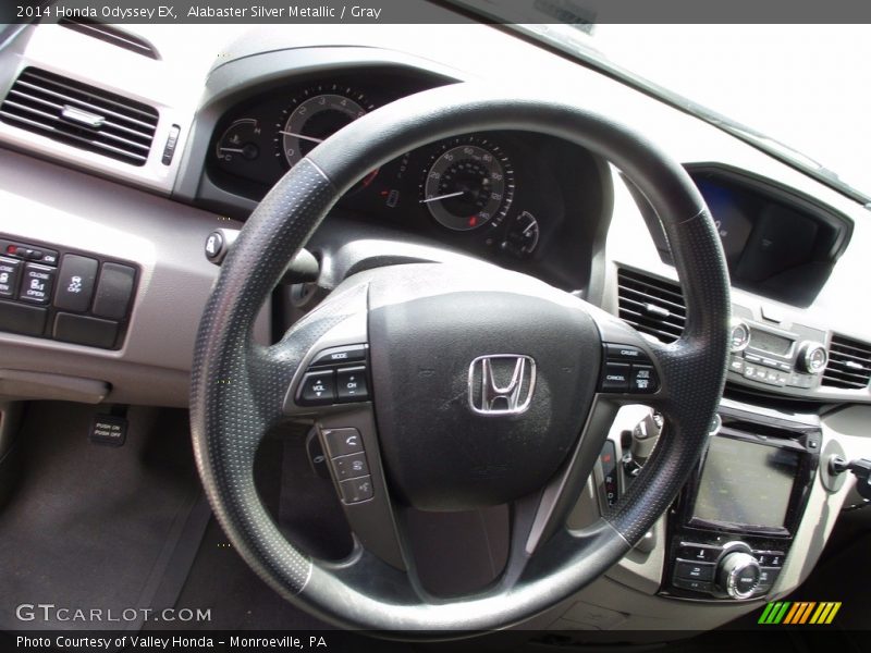 Alabaster Silver Metallic / Gray 2014 Honda Odyssey EX