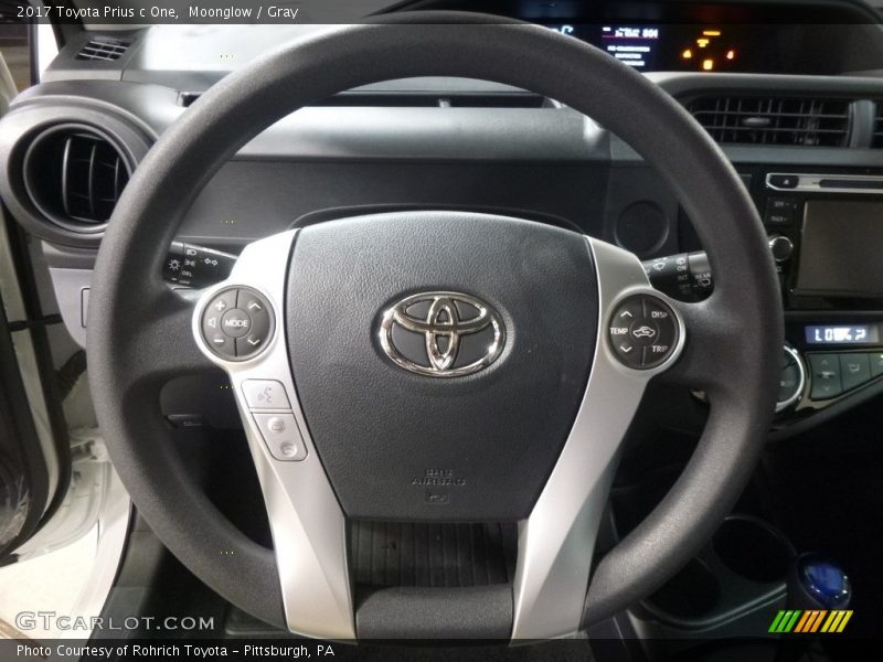 Moonglow / Gray 2017 Toyota Prius c One