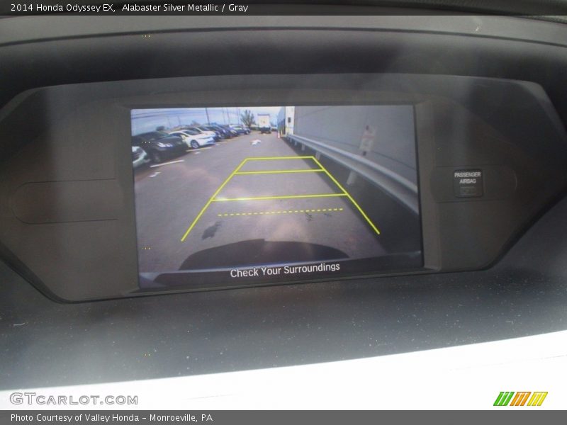 Alabaster Silver Metallic / Gray 2014 Honda Odyssey EX