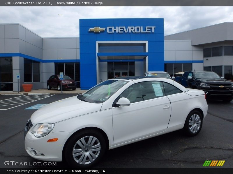Candy White / Cornsilk Beige 2008 Volkswagen Eos 2.0T
