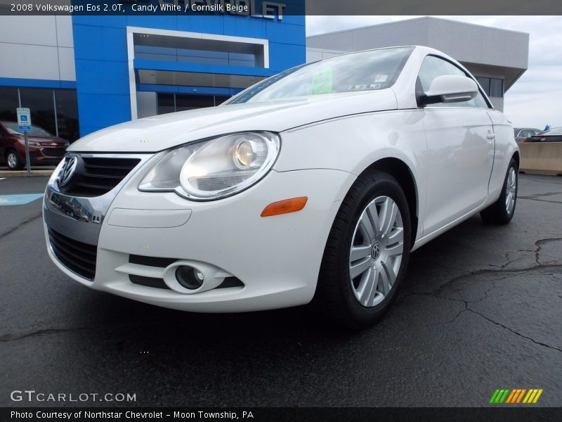 Candy White / Cornsilk Beige 2008 Volkswagen Eos 2.0T
