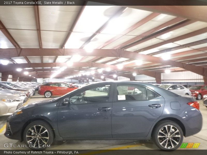 Slate Metallic / Black 2017 Toyota Corolla XSE