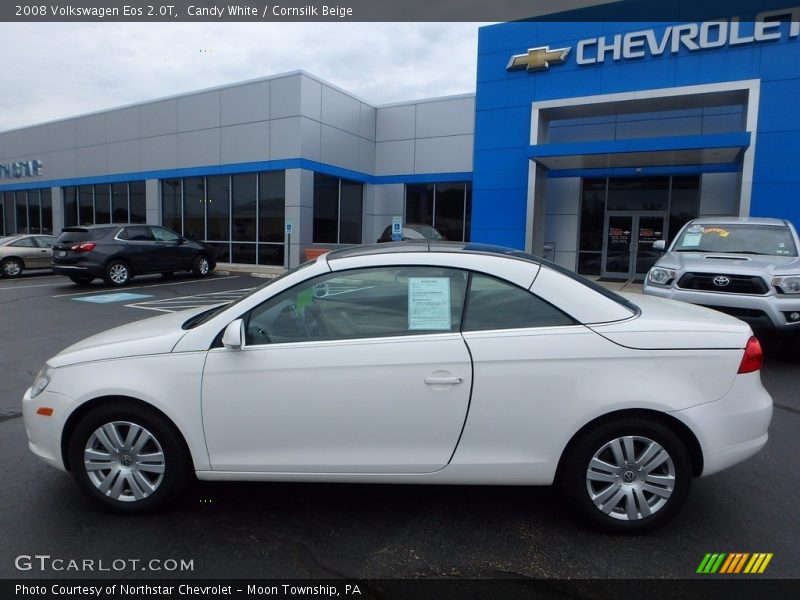 Candy White / Cornsilk Beige 2008 Volkswagen Eos 2.0T