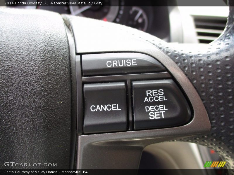 Alabaster Silver Metallic / Gray 2014 Honda Odyssey EX