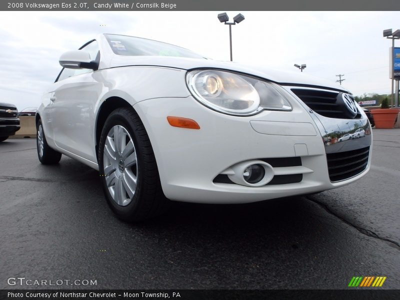 Candy White / Cornsilk Beige 2008 Volkswagen Eos 2.0T