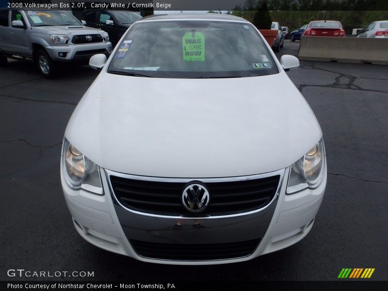 Candy White / Cornsilk Beige 2008 Volkswagen Eos 2.0T