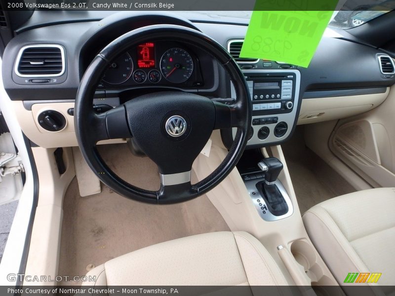 Candy White / Cornsilk Beige 2008 Volkswagen Eos 2.0T
